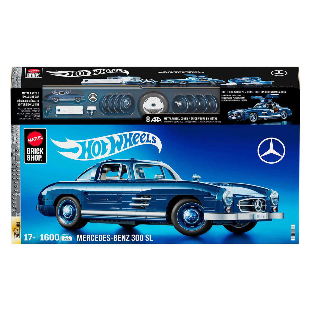 Hot Wheels série premium Mercedes-Benz 1:12