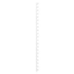 Gbc bindruggen plastic a4 10mm wit capaciteit 65vel