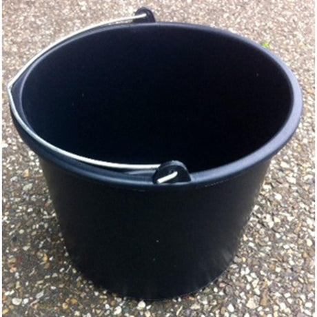 Produits seau de chantier plastique noir 12l
