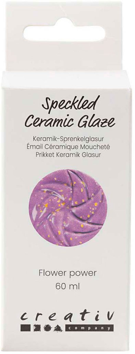 Creativ company vernis céramique moucheté 999-1060 c pouvoir floral opaque - 60ml