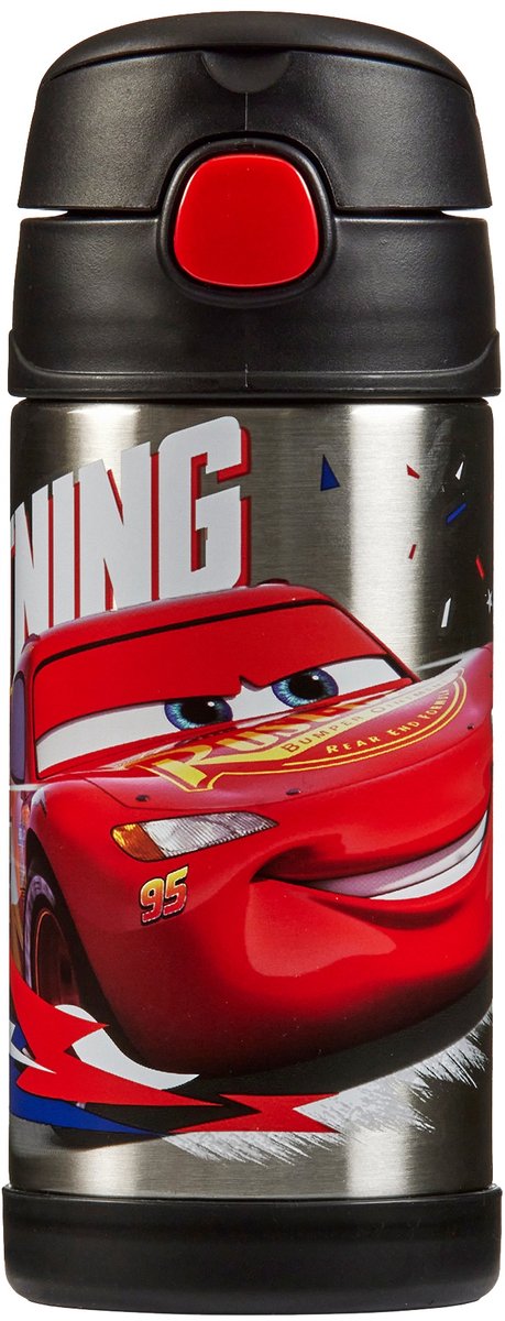 Gourde Thermos Funtainer Disney Cars - 350ml - noir