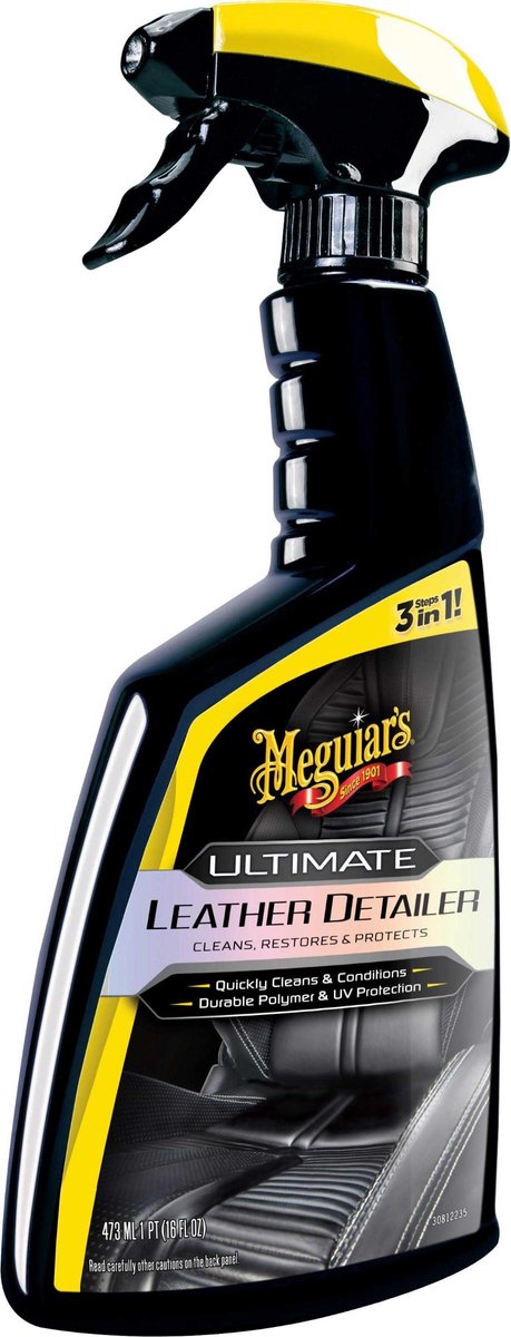 Meguiar's Ultimate Leather Detailer - Traitement du cuir de voiture - Nettoyage du cuir de voiture - 473 ml