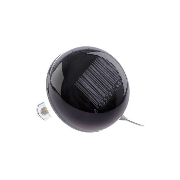Nv ding dong bel 60mm stipes noir avec carte de code-barres