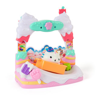 Maison de poupée de Gabby Maison de poupée de Gabby le film - le joli balcon de Cakey Cat avec accessoires pour figurines de jeu