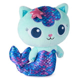 Spinmaster Gabby's Dollhouse - Chat sirène en peluche de luxe