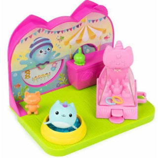 Salle de carnaval de chaton de la maison de poupée de Gabby | 2 pièces