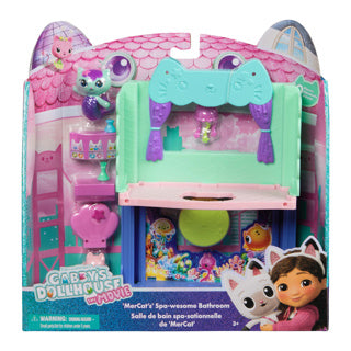 La maison de poupée de Gabby La maison de poupée de Gabby le film - Ensemble de jeu pour la salle de bain du spa de Mercat
