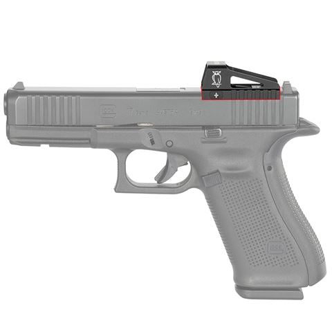 Noblex e-optics noblex red dot nv 1x23 os pour glock mos (4.0 moa)