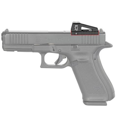 Noblex e-optics noblex red dot nv 1x23 os pour glock mos (4.0 moa)