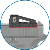 Noblex e-optics noblex red dot nv 1x23 os pour glock mos (4.0 moa)