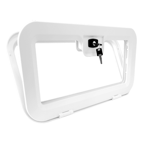 Serrure pour trappe de service type edu