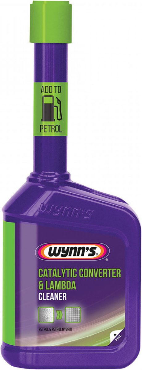 Nettoyant lambda pour convertisseur catalytique Wynn's - idéal pour les moteurs hybrides essence - optimise l'efficacité - restaure les performances du moteur