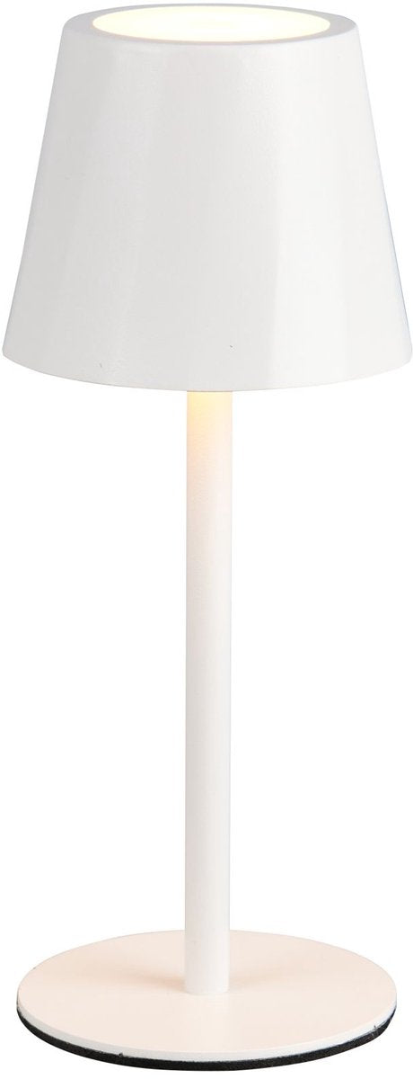Rl vis ta lumière réalité diaz - lampe de table - blanc mat - incl. 1x SMD 1,6 W - Touch 4 niveaux - Couleur de la lumière réglable en continu - Connexion USB - rechargeable - sans fil