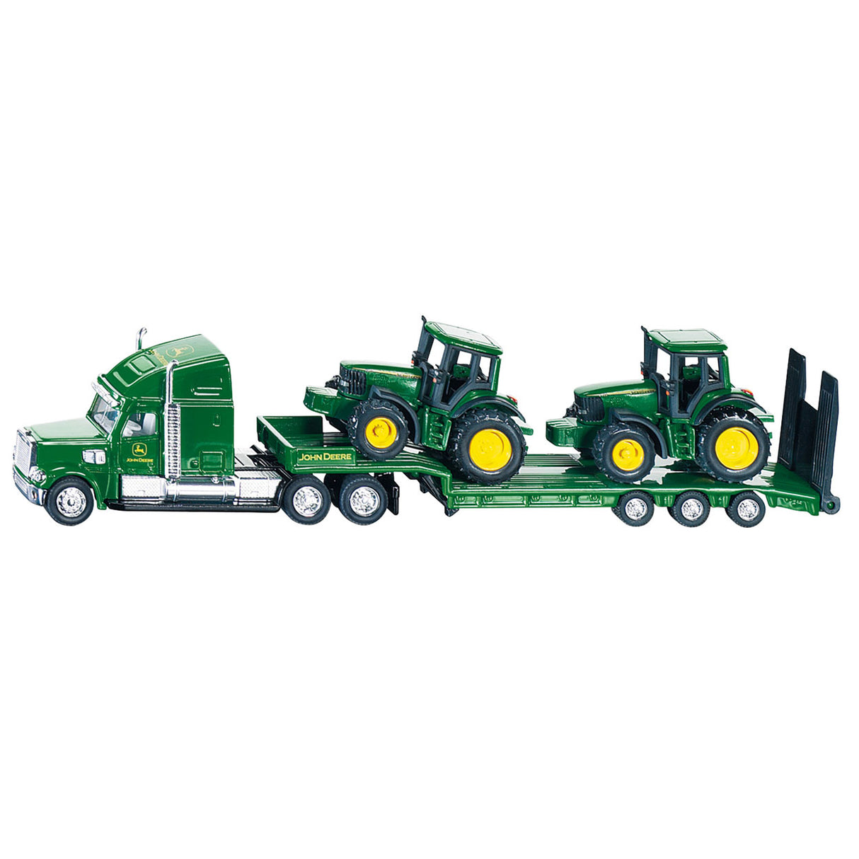 Siku 1837 Low -Loader med John Deere -traktorer 1:87