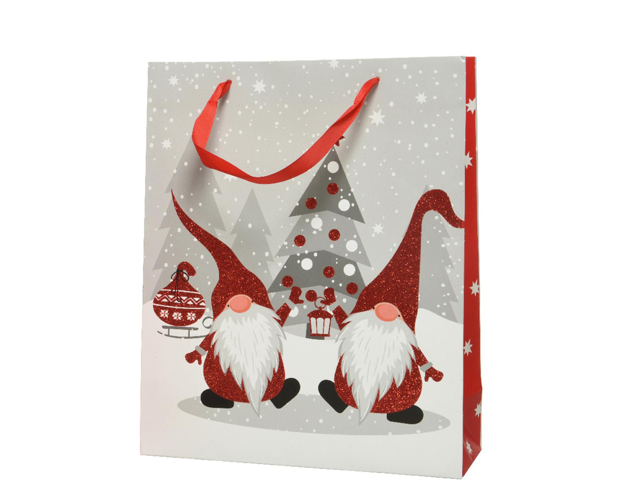Decoris sac cadeau nains 8x18x24cm