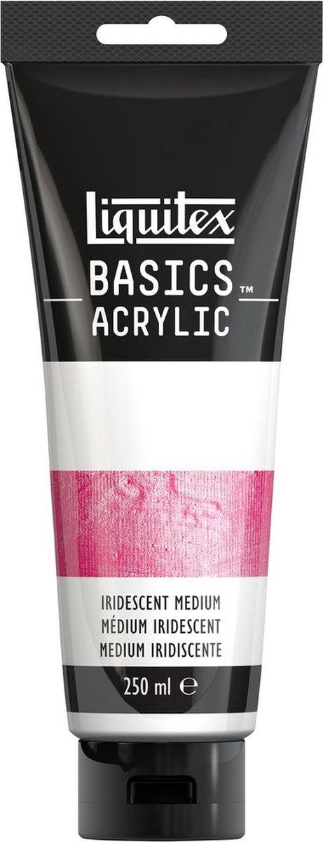 Liquitex 8870309 Basics Tube de médium irisé – Médium acrylique irisé, transparent miscible, 250 ml
