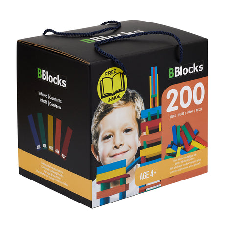 Panneaux de construction Bblocks couleur, 200 pcs.