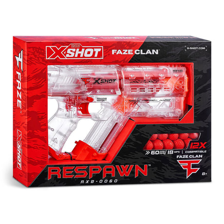 Zuru X-shot Chaos Faze Respawn with 12 dartballs