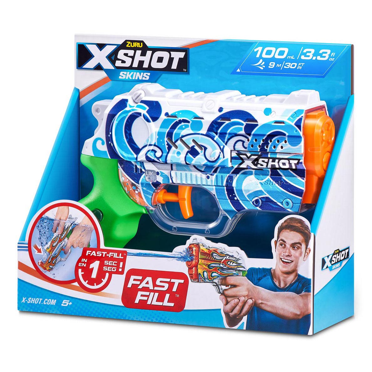 Zuru X-shot water gun Fast Fill Skins Nano, 100ml