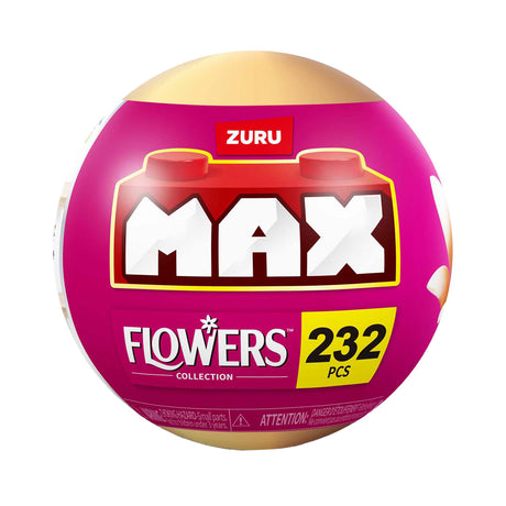 Zuru max premium fleurs - jeu de construction en boule surprise
