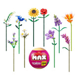 Zuru max premium fleurs - jeu de construction en boule surprise