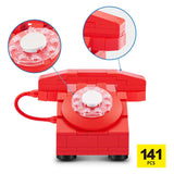 Jeu de construction de téléphone rétro premium Zuru max dans une boule surprise - 141 pcs.
