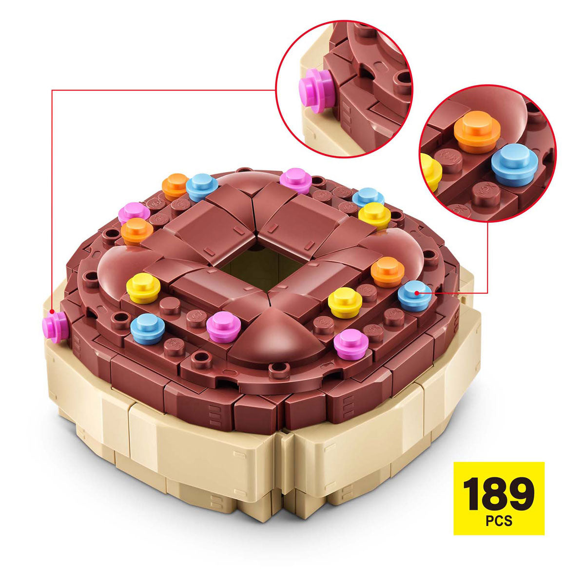 Zuru max premium snack capsule - jeu de construction dans une balle surprise