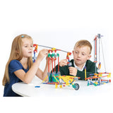 K'nex S.T.E.M. Erkundungen: Hebel -Riemenscheibengebäude -Set