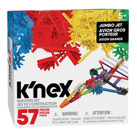 Bot-i Knex imagine le jeu de construction Jumbo Jet, 57 pièces