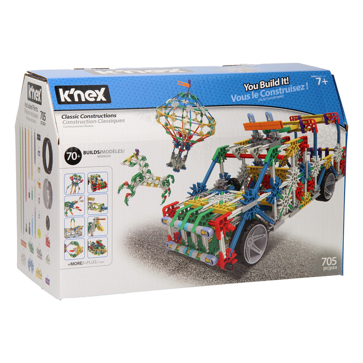 K'nex classic bouwset 70 modellen, 705dlg.