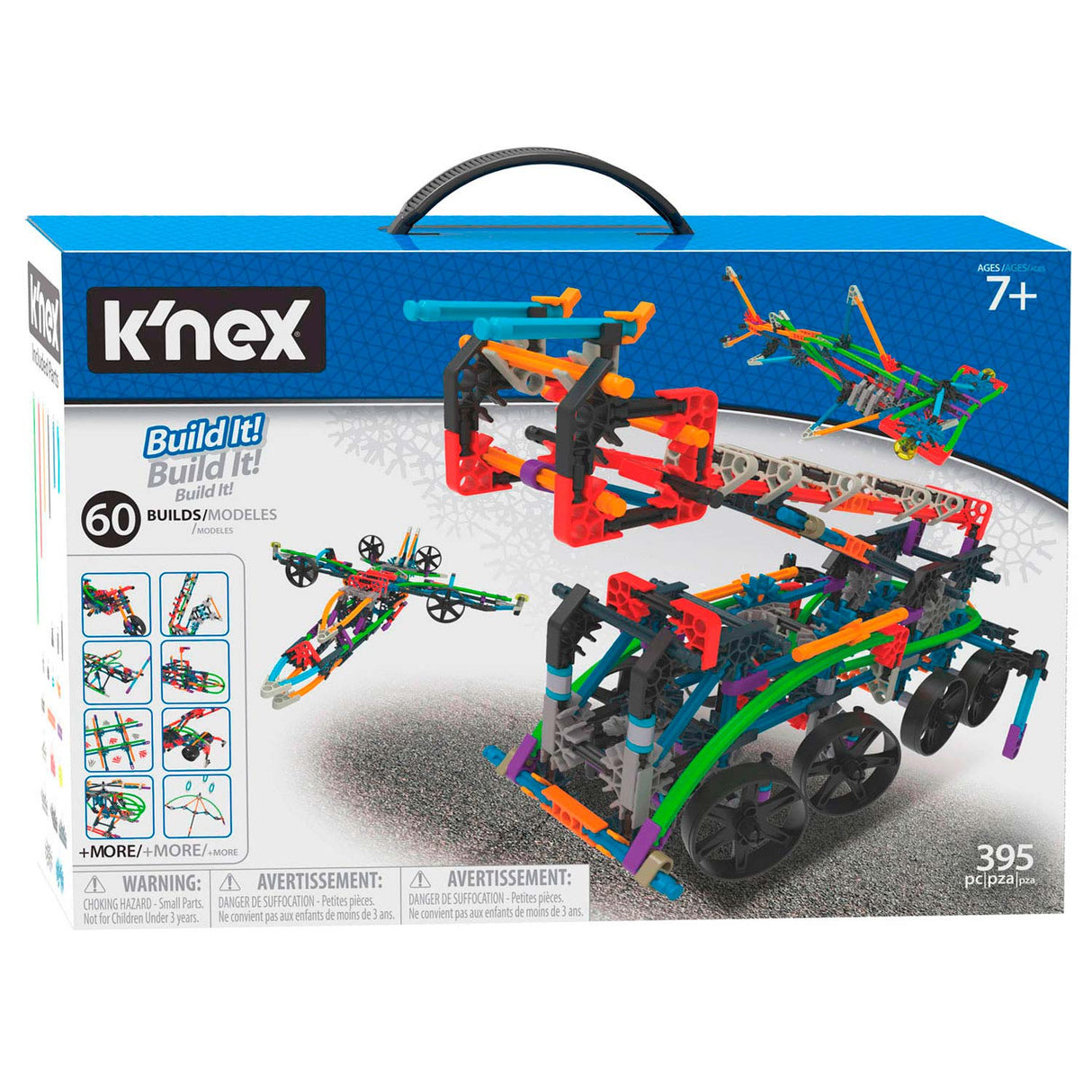 Set di costruzioni K'NEX 60 Modelli, 395dlg.