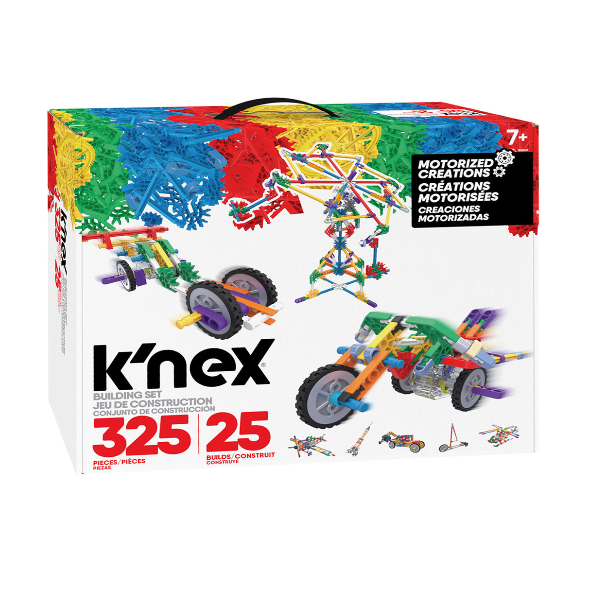 K'nex bouwset motorized 25 modellen, 325dlg.