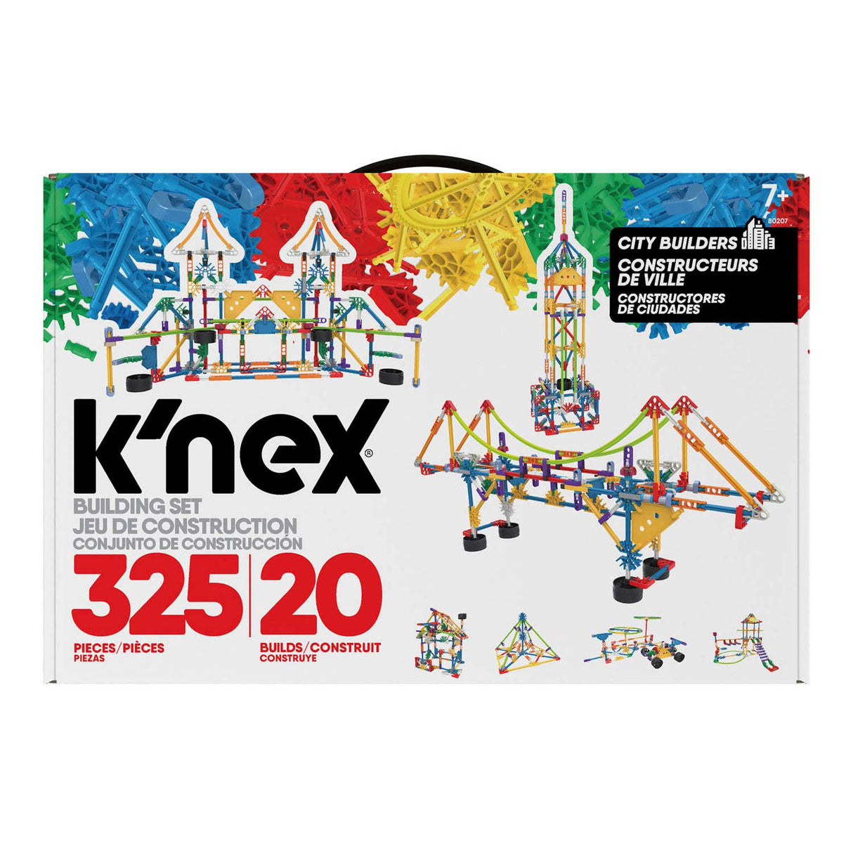 K'NEX K'NEX CITY BUILDERS 20 Modelli, 325DLG.