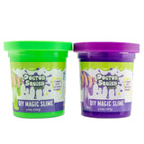 Boti doctor squish slime pack économique - vert et violet, 240 grammes