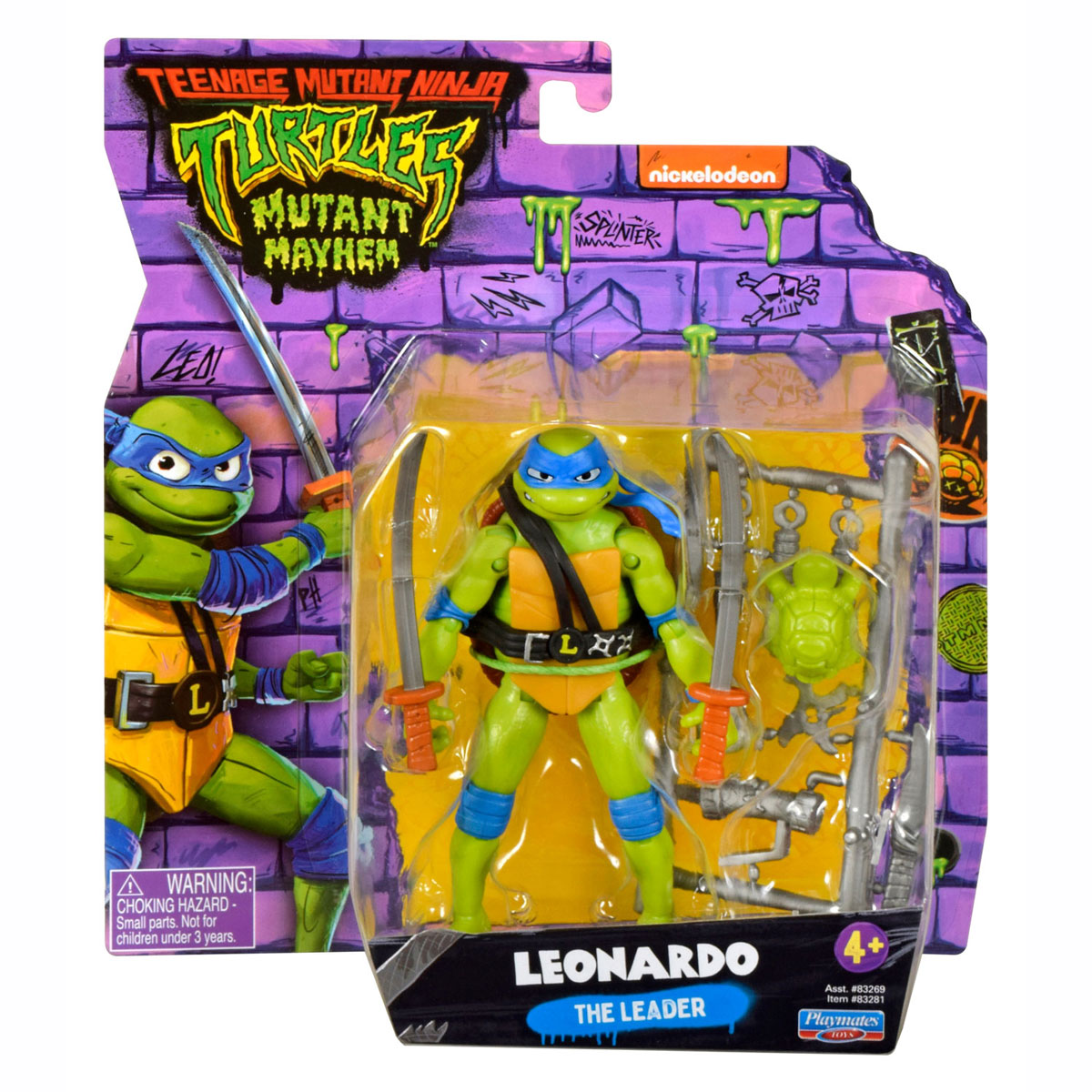 Boti Teenage Mutant Ninja Turtles Play Figure Leonardo le leader