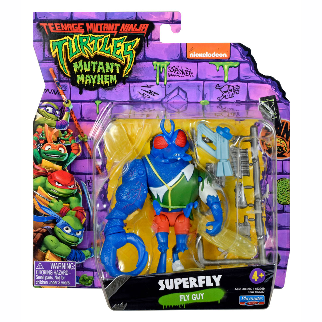 Boti teenage mutant ninja tortues speel figure superfly mouche mec