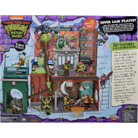 Boti - Ensemble de jeu du quartier général des Tortues Ninja chez les adolescentes mutantes