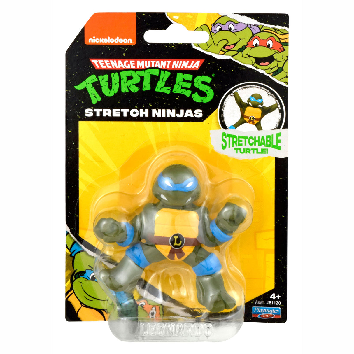 Les tortues ninja mutantes adolescentes Boti étirent les ninjas - Leonardo