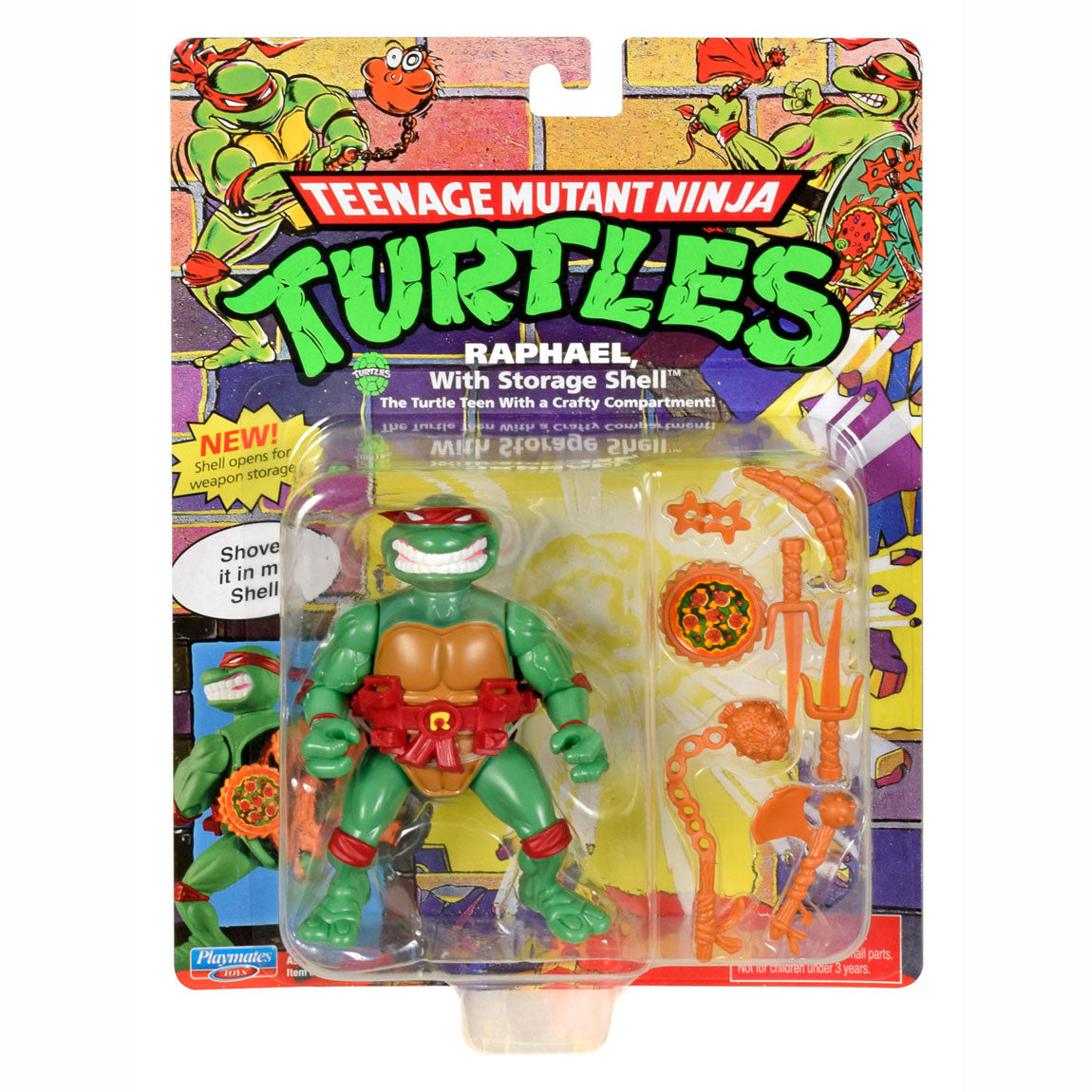 Boti Teenage Mutant Ninja Turtles Spiller figur med lagringsskjold Raphael