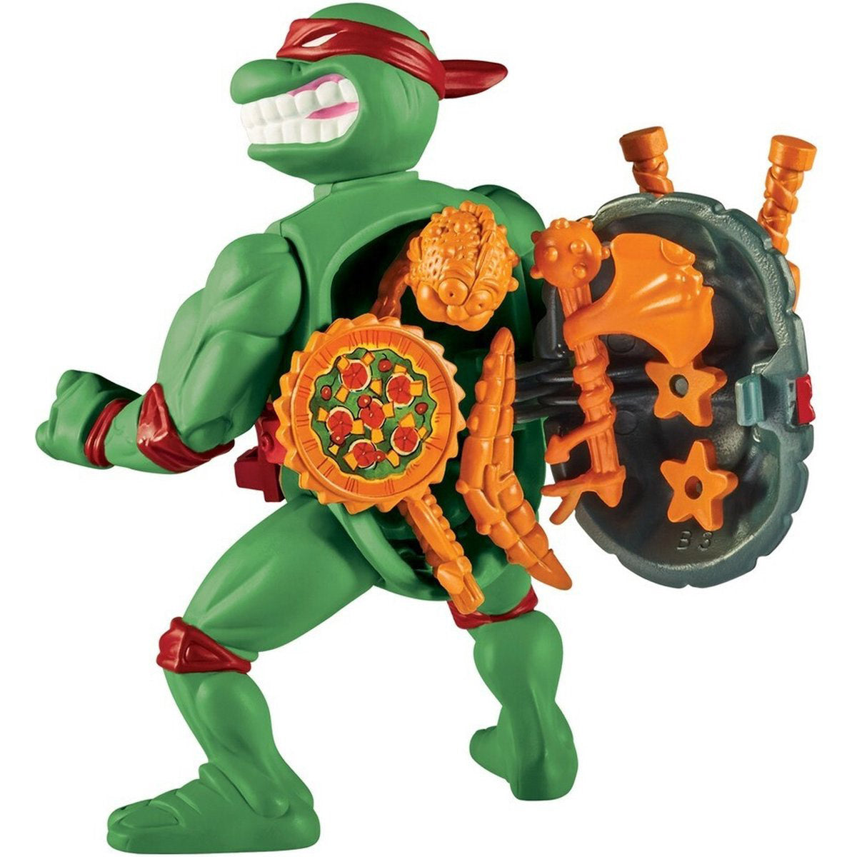 Boti Teenage Mutant Ninja Turtles grający figurka z przechowywaniem tarczy Raphael