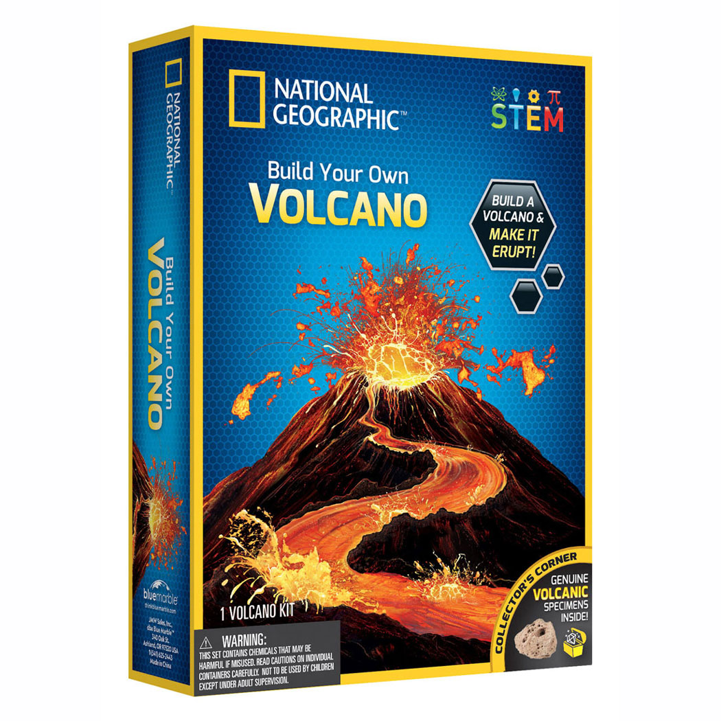 BOI National Geographic Build votre propre ensemble de volcanes