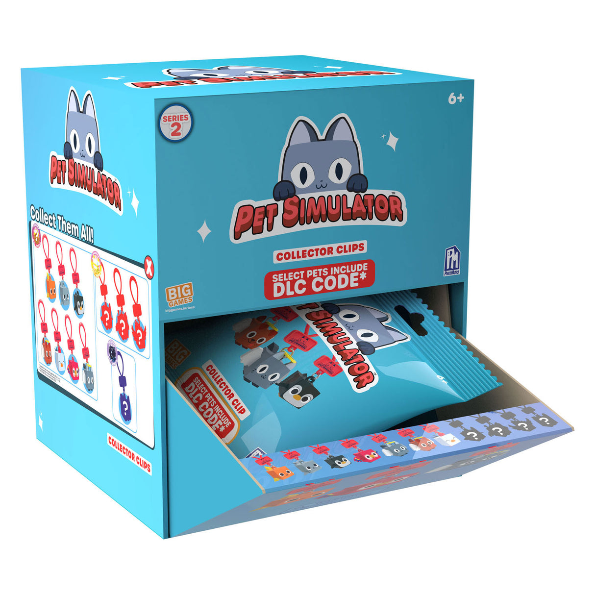 Boti Pet Simulator Series 2 7,5 cm Clip de collection aveugle