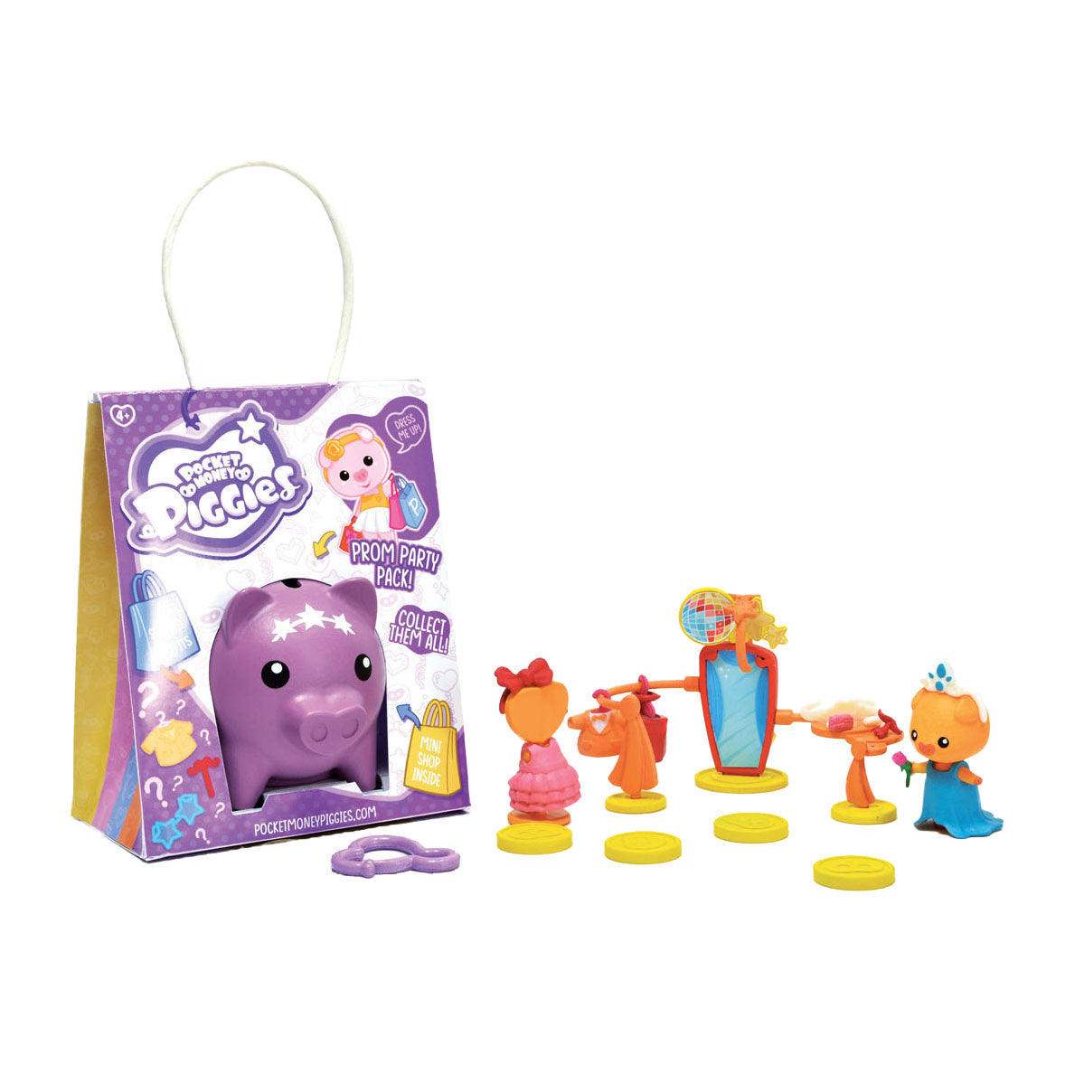 Boti pockey pengar piggies speel figur med pengar pass prom party pack