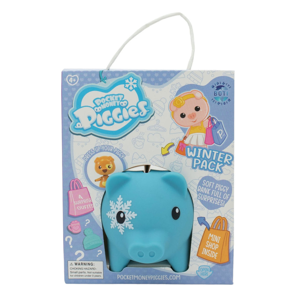 Boti Pockey Money Piggies Speel figure avec argent Pat Winter Pack