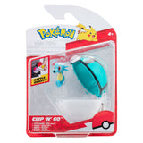 Boti pokémon clip 'n' go horsea en net ball speelset, 2dlg.