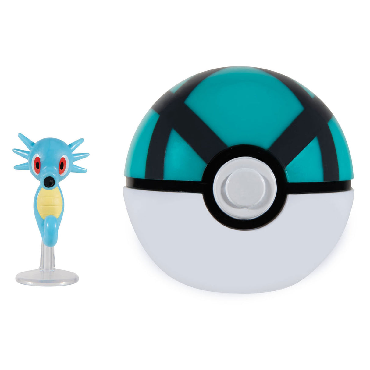 Boti Pokémon Clip 'n' go Horsea and Net Ball Play Set, 2dlg.