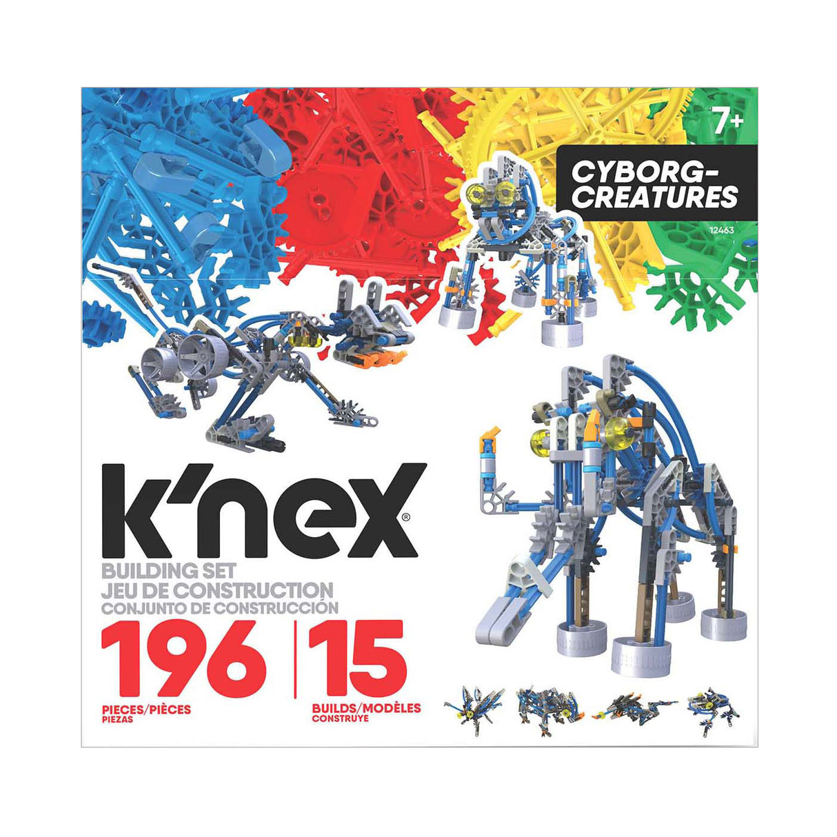 K'nex Cycours Kreaturen 15 Modeller, 196dlg.