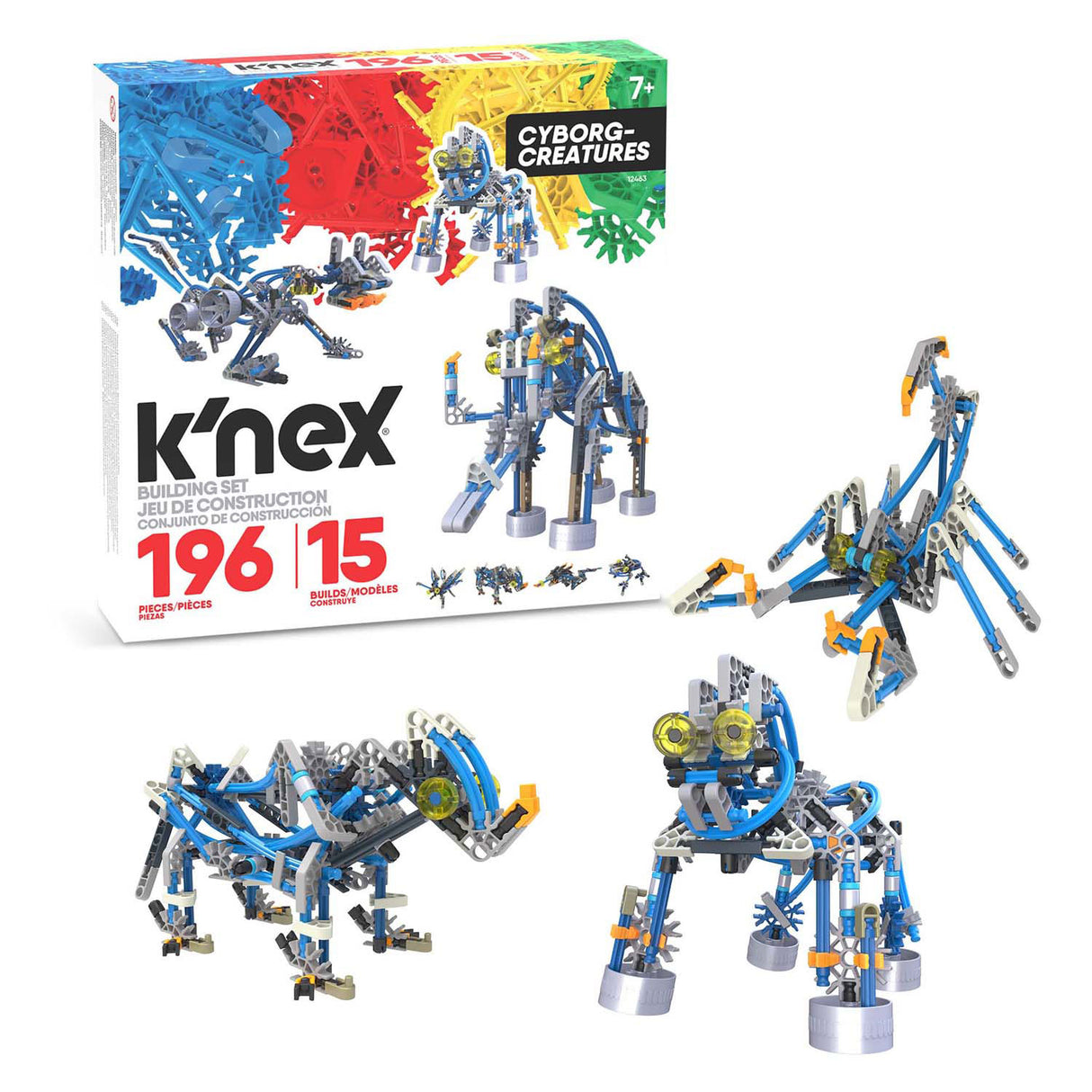 K'nex Cycours Kreaturen 15 Modeller, 196dlg.