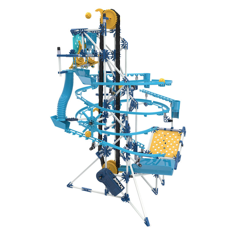 K'nex marble track with engine, 504dlg.