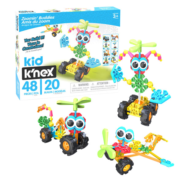 K'nex kid knex zoomin buddies bouwset, 48dlg.